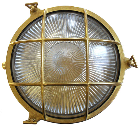 Large Porthole Bulkhead (Raw Brass)