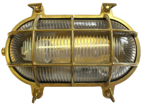 Large Standard Bulkhead (Raw Brass)