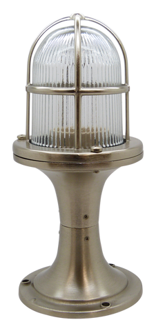 Small Post Light (Satin Nickel)