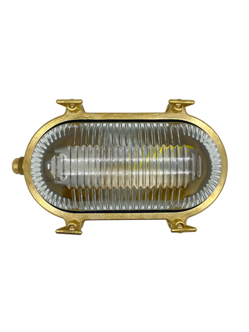 Small Standard Bulkhead Plain (Raw Brass)