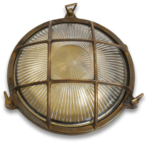 Large Porthole Bulkhead (Antique Brass)