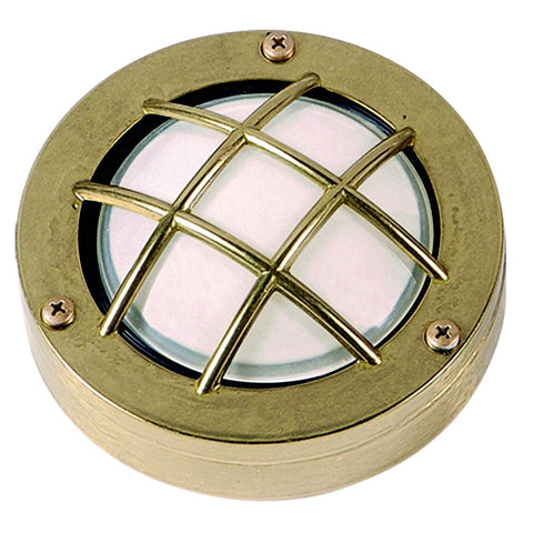 Compact Mini Circular Bulkhead (Raw Brass)