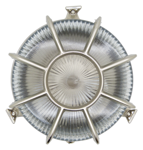 Extra Large Radial Porthole Bulkhead (Satin Nickel)