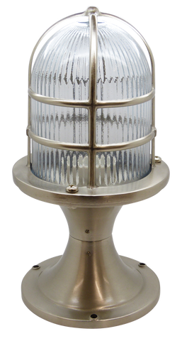 Large Post Light (Satin Nickel)